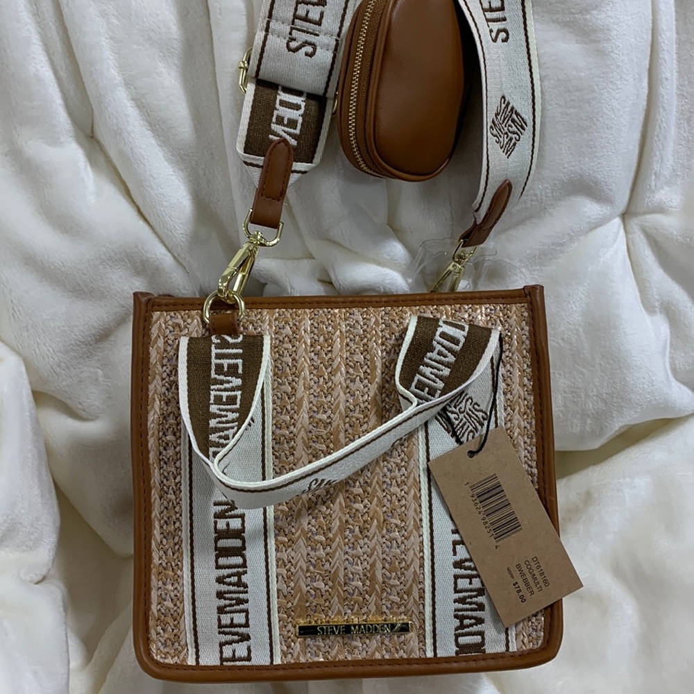 NWT Steve Madden Tic Toc Tote Bag